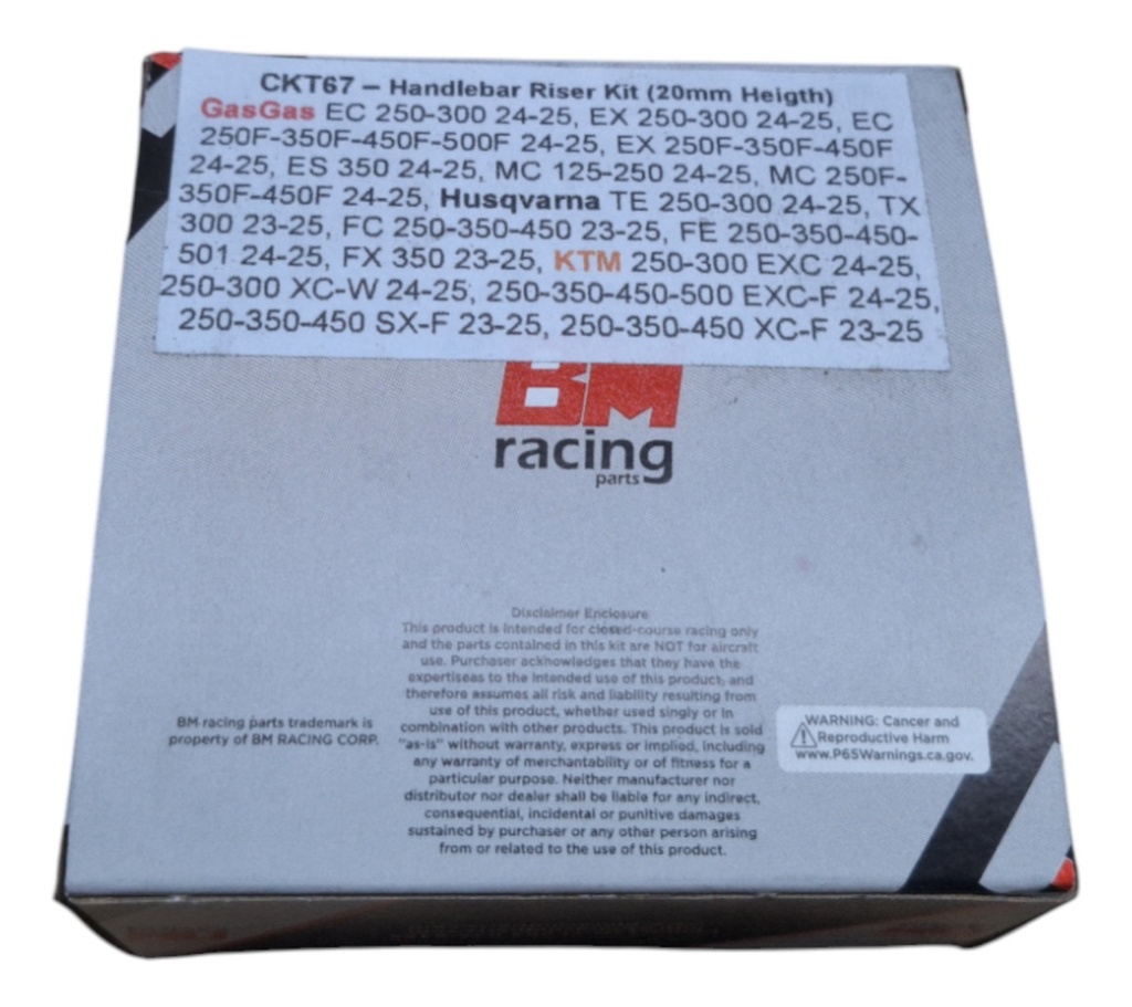 Elevador De Manubrio Gasgas, Husq, Ktm Sx 23-25, Endu 24-25 Aluminio