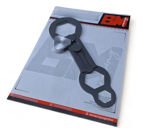 [T-001] Llave Triple Hexagonal 17-27-35 + Destornillador Punta Plana Ktm-Wp Wp Xact Pro, Wp Cone Valve,