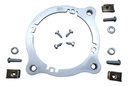 [BM Racing] Soporte de electro ventilador SPAL, Yamaha WR 250F 15-19, WR 450F 16-18, YZ 250FX 15-19, YZ 450FX 16-18