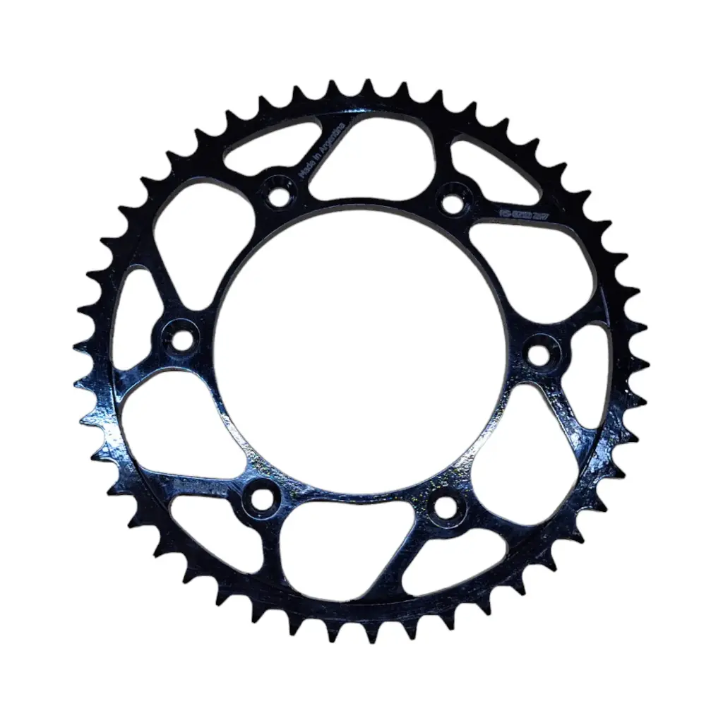 [RS-0301Z48RO] Corona Ultraliviana Acero Honda CRF 250L 13-20, XR 250L 90-96, XR 250R 90-95, XR 600R 91-00, XR 650L 93-25 (48, Rojo)