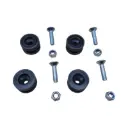 Kit bujes y tornillos para placa porta baúl Genérico - Chino