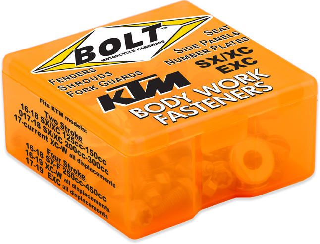 [020-00715] [BOLT] Kit de tornillos de plasticos completo Ver equivalencias: KTM XC ->
