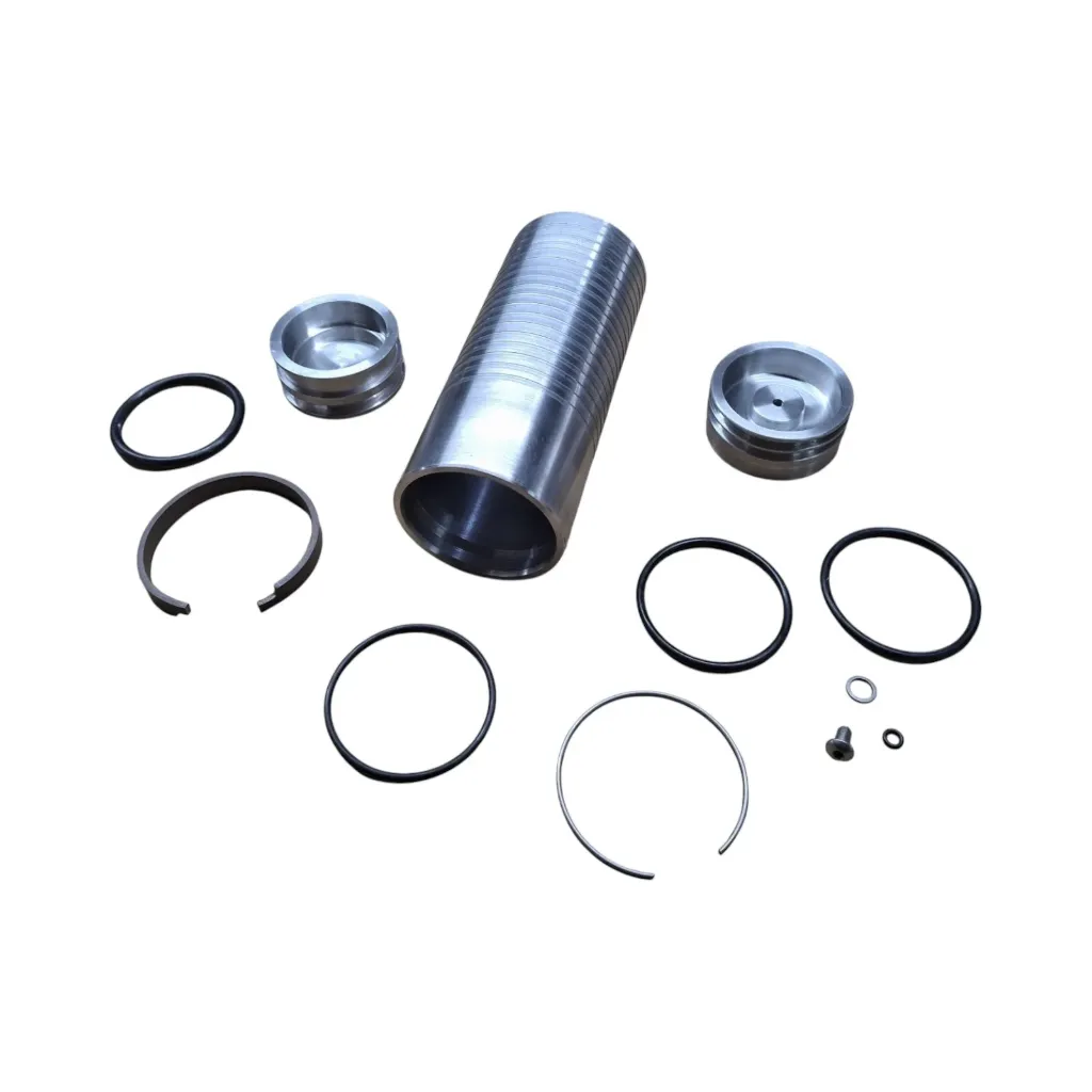 BM Racing - Tubo porta nitrógeno, pistón separador , tapa y valvula de carga - FOX-Ford Ranger Raptor