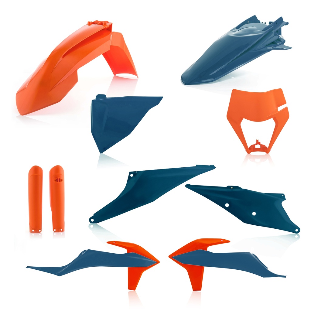 [Acerbis] Kit de plasticos completos KTM EXC 300 2022, EXC TPI 250-300 20-22, EXC-F 250-350-450-500 20-23, XC-W 150-250-300 2023, XC-W TPI 300 20-22, XCF-W 350-450-500 20-23