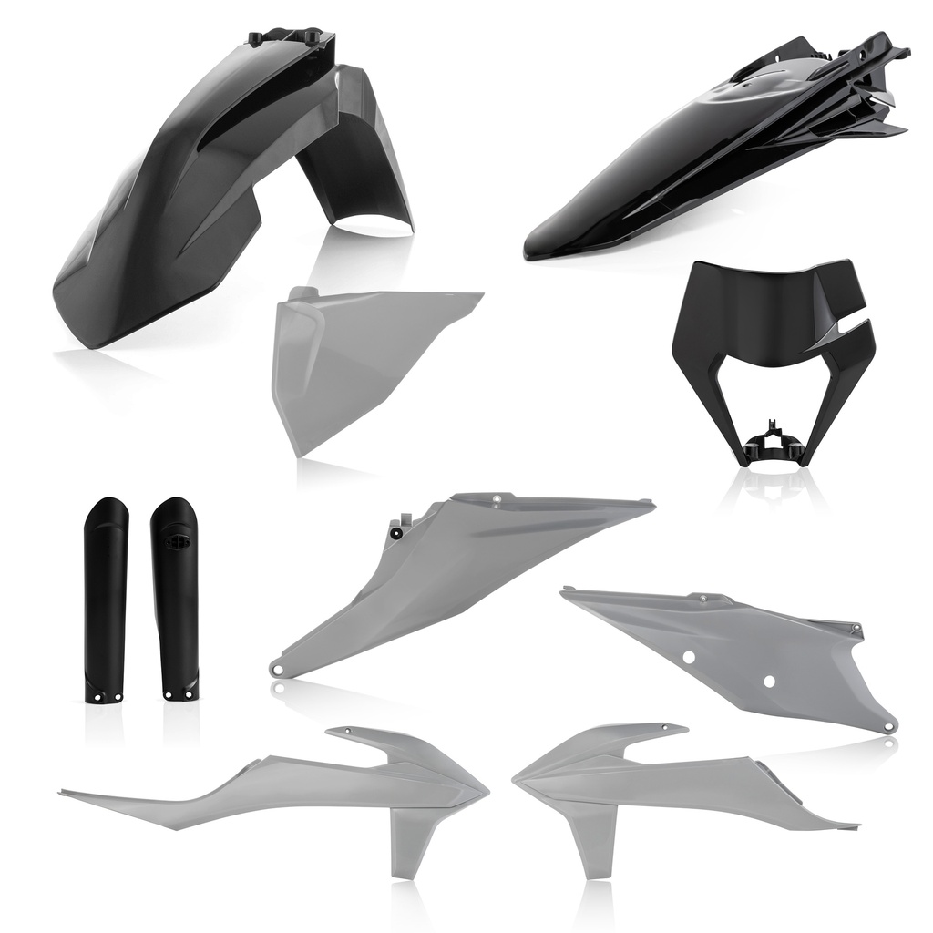 [Acerbis] Kit de plasticos completos KTM EXC 300 2022, EXC TPI 250-300 20-22, EXC-F 250-350-450-500 20-23, XC-W 150-250-300 2023, XC-W TPI 300 20-22, XCF-W 350-450-500 20-23