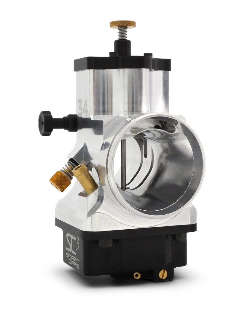 [SmartCarb] Carburador SC3 34mm Kawasaki KDX 200 2T (C/E/H Series 1986-2006) | Reemplaza Keihin PWK