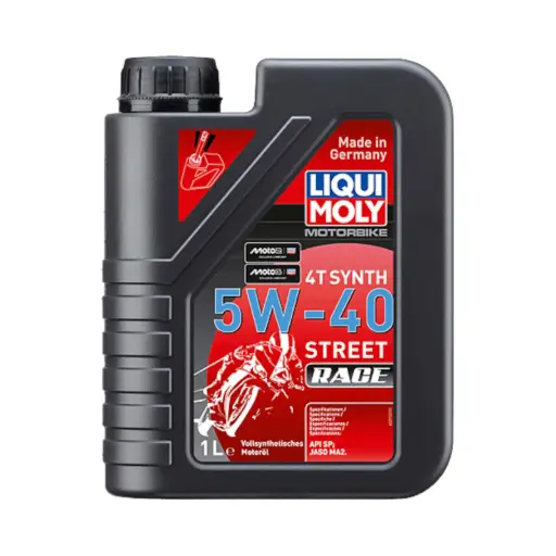 Liqui Moly - Aceite de motor Motorbike 4T Synth 5W-40 Street Race x 1L