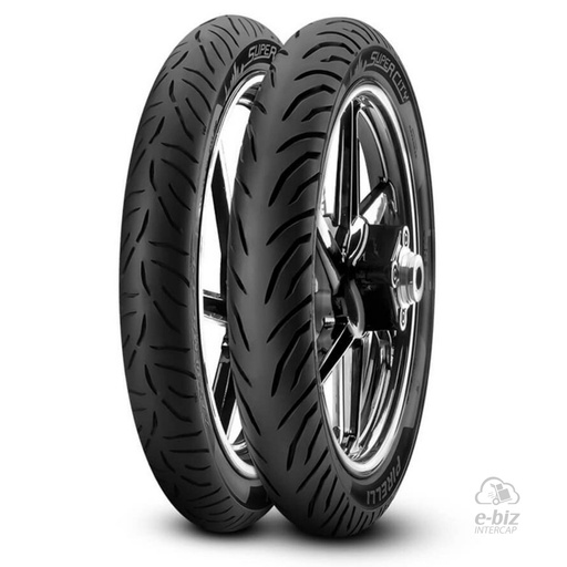 [Pirelli] Jgo de Cubiertas Super City (2.75x18") 90 Honda CG 150 04-24, CG Titan 125 00-01, CG Titan NEW 150 14-19, Storm 125 07-12 || Yamaha YBR 125 00-24, YBR ED 125 12-23… (+1 marca · 1 modelo)