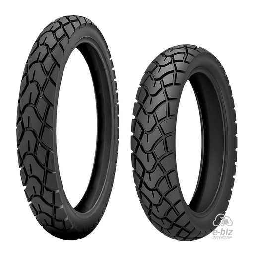 [Kenda] Jgo de Cubiertas K761 Dual Sport (90/90R21) (120/80R18) Honda XR Tornado 250 03-24, XRE 300 14-23 || Royal Enfield Classic 500 17-19 || Yamaha XTZ 250 09-24, XTZ Lander 250 06-08