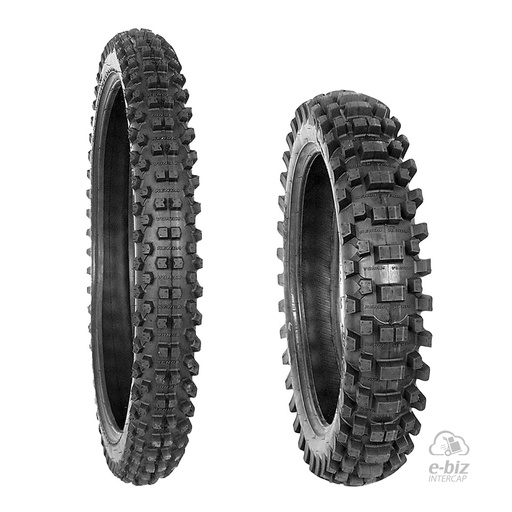 [Kenda] Jgo de Cubiertas (80/100R21) (120/100R18) K771F Millville Guerrero GRF 250 12-18 || Honda CR 250-500 92-01, XR 250-400-600 90-01 || Kawasaki KLX 650 93-96 || Keller MX 260 10-15… (+2 marcas · 4 modelos)