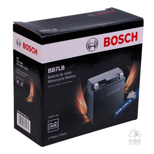 [Bosch] Batería BB7LB SKUA200 Brava ALTINO150 Cerro CE150 Honda Storm 125 07-12