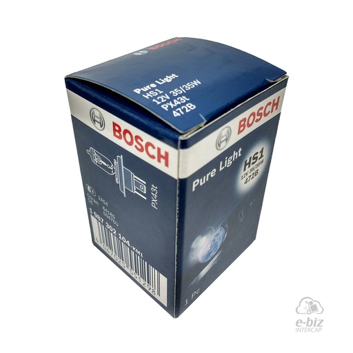 [Bosch] Lámparas (HS1) (35/35W) Lampara 12V Pure Light YBR125Z Bajaj Rouser NS 135 14-20 || Honda CG 150 04-24, CG Titan NEW 150 14-19, Wave S 110 2015