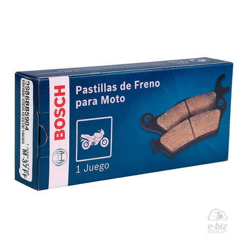 [Bosch] Kit de Pastillas de freno T110 Met. Yamaha New Crypton 110 12-24, YBR ED 125 12-23