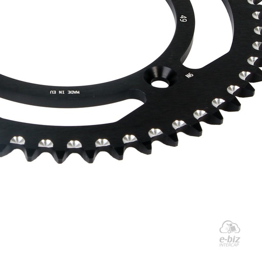 [Supersprox] Corona Z:49 de ALUMINIO |Color: NEGRO| Honda CR 80 2000