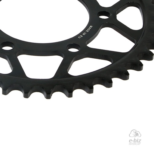 [Supersprox] Corona de ACERO Z:39 [Paso: 525] |Color: NEGRO| ZX-10R Kawasaki KLZ Versys 1000 12-19, Z 900-1000 03-19, Z RS 900 2018, ZX-10R Ninja 11-19, ZX-10RR Ninja 17-19