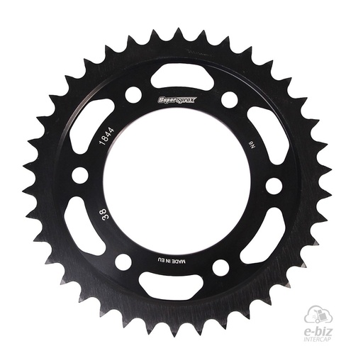 [Supersprox] Corona de ACERO Z:38 [Paso: 428] |Color: NEGRO| 16FI Yamaha FZ 16FI