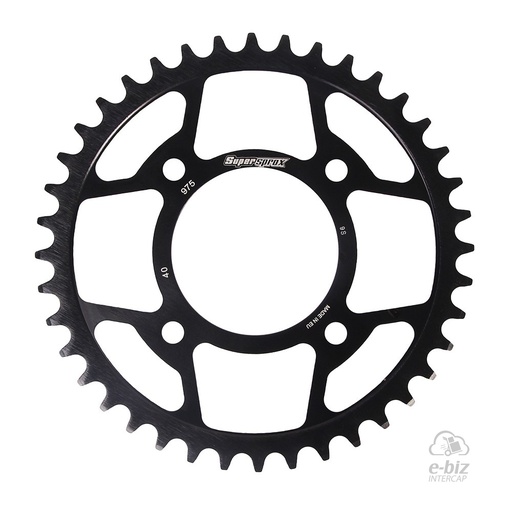 [Supersprox] Corona de ACERO Z:40 [Paso: 520] |Color: NEGRO| Honda CBX Twister 250 01-21