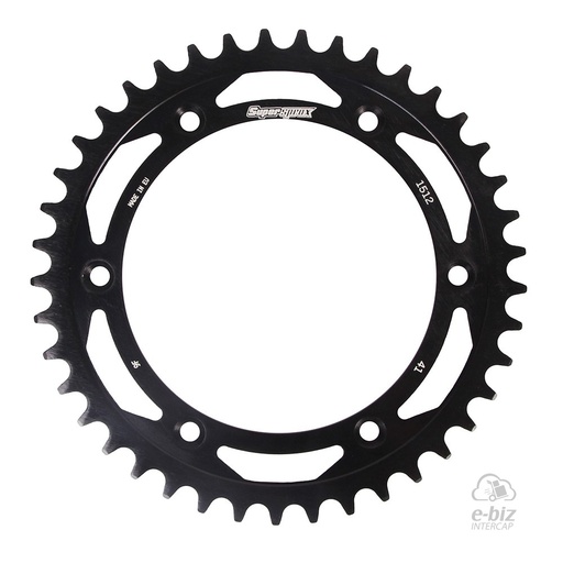 [Supersprox] Corona de ACERO Z:41 [Paso: 520] |Color: NEGRO| 250 Suzuki DR 350 94-95