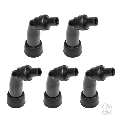 [DZE] Capuchones de bujía 10303 Caja Capuchon 5 130 Suzuki EN A 125 15-24, EN HU 125 16-24 || Jawa 350 Daytona, Resistencia 5000 OHM