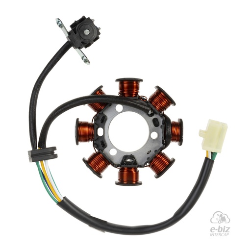 [DZE] Encendido Estator 2938 8P Conexión Masa Honda CG 150 04-24, CG Titan 125 00-01