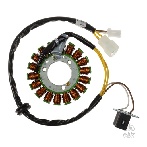 [DZE] Encendido Estator 2867 Trif. 18P Aislado Masa Suzuki GN 125-150 / Zanella RX 200
