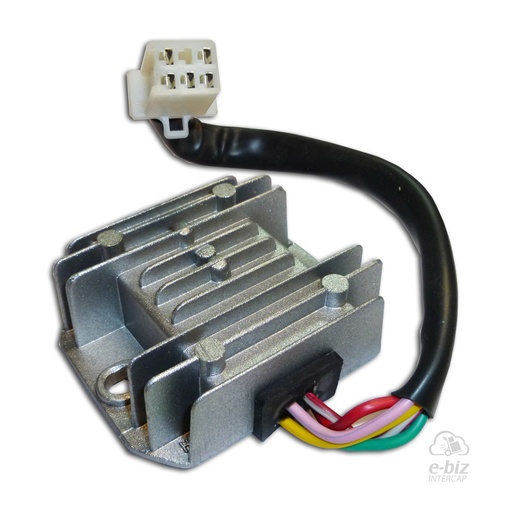 [DZE] Regulador de voltaje Corriente Continua Monofásico 12V 12A luz encendida 2437 para Brava Altino 150/Corven Hunter 150/Motomel DLX/Blitz 110/Skua 150-250/Keller 110
