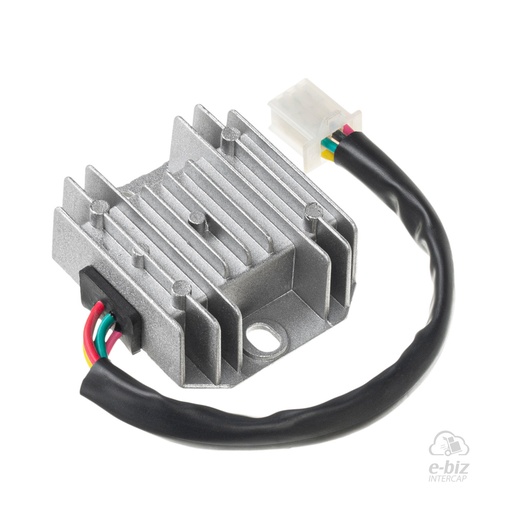 [DZE] Regulador de voltaje Corriente Continua Monofásico 12V 12A 2048 para Motomel Eco 70 - C100 - Custom 125/150/200 - CG 125/Appia Brezza 150/Guerrero GMX 150