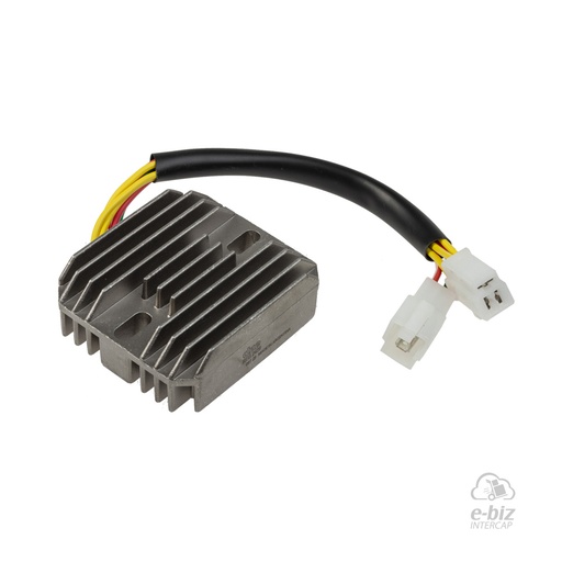 [DZE] Regulador de voltaje Corriente Continua Trifásico 12V 12A luz encendida 2429 para Gilera Smash 110/Corven Energy 110/Zanella RX 200 Naked/RZ-ZR 250/Brava Nevada