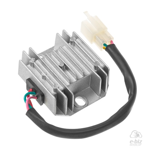 [DZE] Regulador de voltaje 2373 Corriente Continua 12V Monofásico 12A Guerrero Flash 110 G / Motomel SR 200 / XMM 250 / Cerro 150 CE Cerro C-12 125 06-24