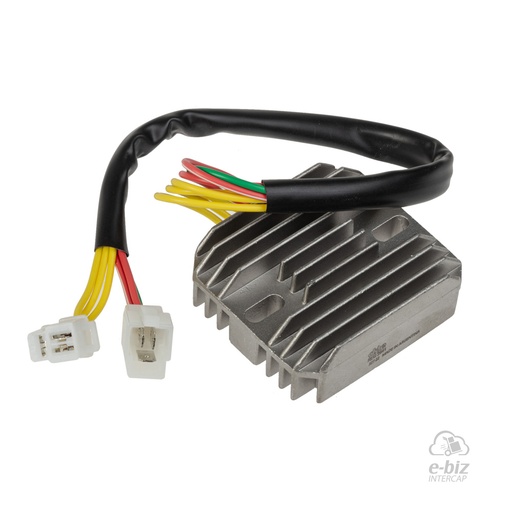 [DZE] Regulador de voltaje 2641 Corriente Continua 12V Trifásico 12A Luz Encendida Corven TXR 250 Trial / Gilera AC4 250 Corven TXR L 250 2017
