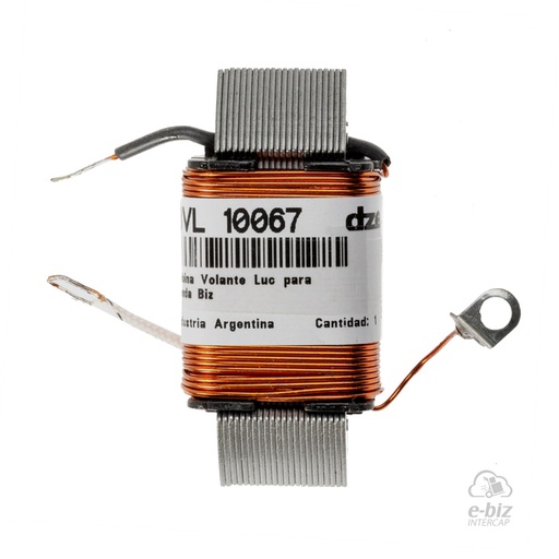 [DZE] Bobina de alimentación 10067 Luces 12V Vectra Fire 90 Honda Biz 100 99-24 || Suzuki AX 100 99-24 || Appia 110 Andina || Zanella Swing RR 110 || Motomel 110 MAX