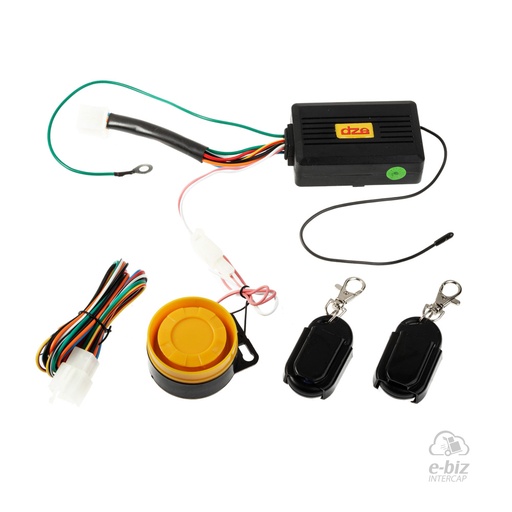 [DZE] Alarma de seguridad 10225 Sirena 2 Controles Universal 12V