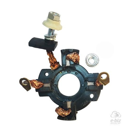 [DZE] Carbones de arranque 10336 Plaqueta Porta 4 Honda CBX Twister 250 01-19, XR Tornado 250 03-24 || Zanella 250 Patagonian || Motomel 250 Hawker