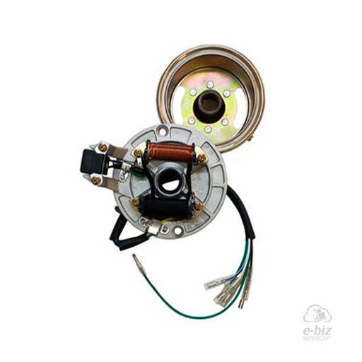 [DZE] Kit Volante magnetico c/Estator Estator 10233 Honda Biz 100 05-09 || Guerrero Trip 110