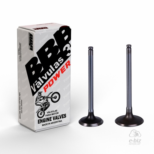[BBB] Jgo de Válvulas Valvula Power ADM-40394 ESC-40395 CG 150 Titan XR150 NX150 CRF 150F