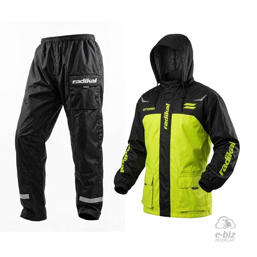 [RADIKAL] Equipos De Lluvia Talle:S [Color: GRIS] Talle:S Storm Amarillo