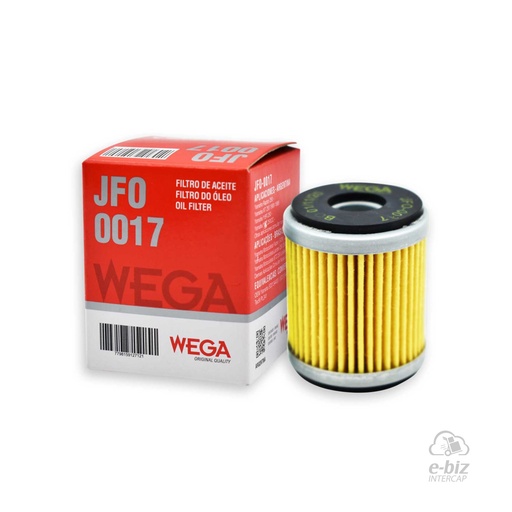 [WEGA] Filtro de aceite JFO-0017 Yamaha XTZ 250 09-24, XTZ Lander 250 06-08, YBR 250 14-16 || Yamaha YFZ450, YZ250F