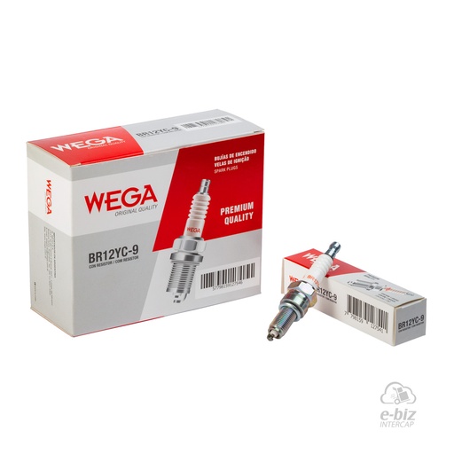 [WEGA] Bujía [NGK: CR8EH-9] W-BR12YC-9 Honda CBX Twister 250 05-19, XR Tornado 250 01-24 || Kawasaki KL Super Sherpa 250 00-10, KLX 250 94-96, W 650 00-02 || Yamaha WR F 426 01-02… (1 modelo)