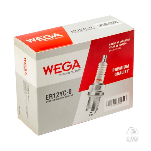 [WEGA] Bujía [NGK: CPR8EA-9] 1 Caja Bujias 10 Unidades W-ER12YC-9