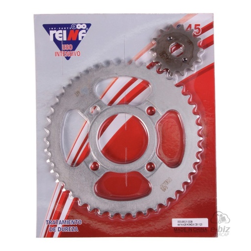 [Reinf] Kit corona y piñon C45 44 14-428 Honda CB F Twister 125 2024 || Honda CB1 125