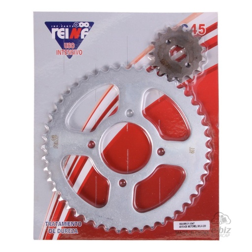 [Reinf] Kit corona y piñon C45 46 15-428 Motomel SKUA 200