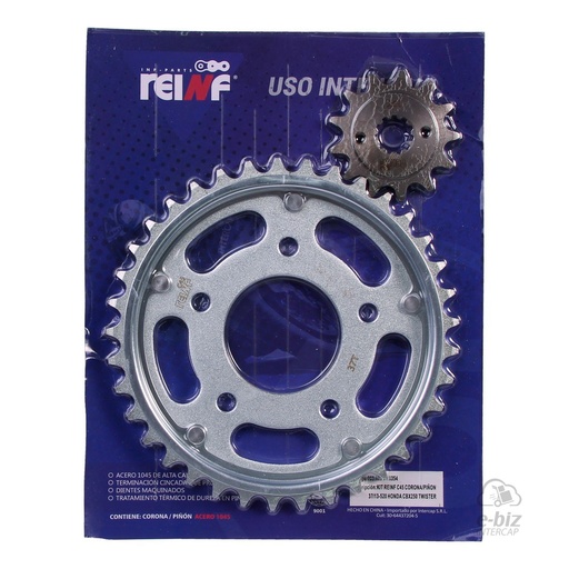 [REINF] Kit de transmisión C45 Corona Piñon 37 13-520 CBX250 Twister