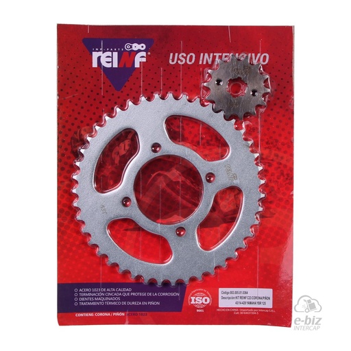 [Reinf] Kit de transmisión C23 Corona Piñon 43 14-428 Yamaha YBR 125 00-24