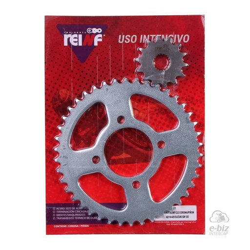[Reinf] Kit corona y piñon C23 42 14-428 Suzuki GN 125 83-97