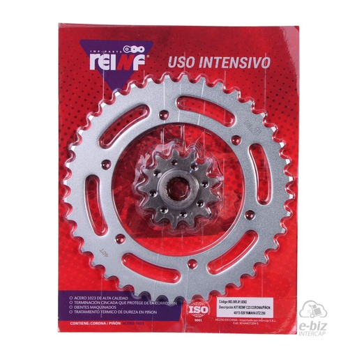 [REINF] Kit de transmisión C23 Corona Piñon 40 13-520 XTZ 250 Lander Tenere