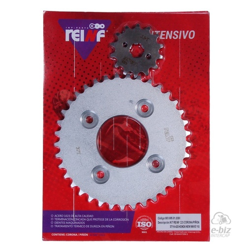 [Reinf] Kit corona y piñon C23 37 14-420 Honda Wave S 110 2015