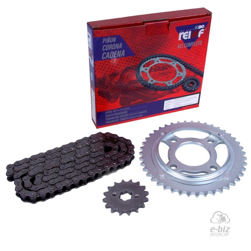 [REINF] Kit de transmisión C23 Corona Piñon Cadena 43 16-428-118L Protector CG150