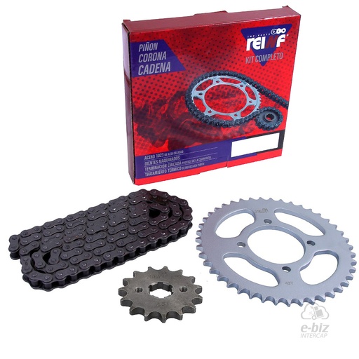 [REINF] Kit de transmisión C23 Corona Piñon Cadena 43 15-428-136L Rouser 135 LS NS 150 160