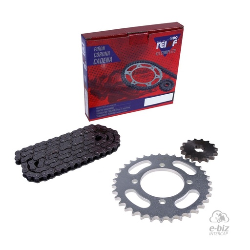 [REINF] Kit de transmisión C45 Corona Piñon Cadena 38 16-428-136L Custom 200