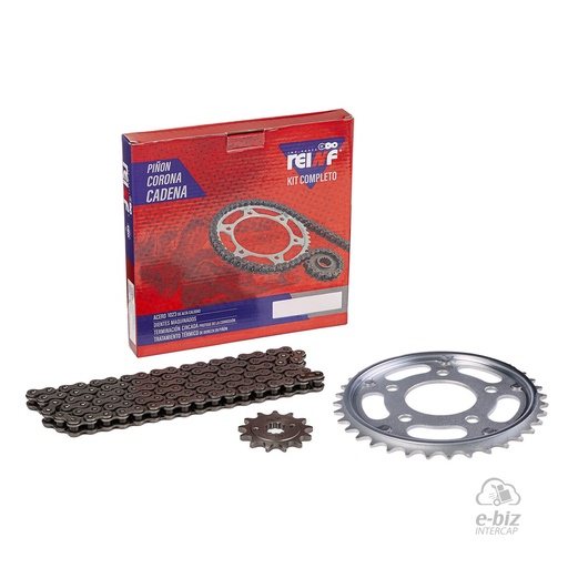 [REINF] Kit de transmisión C45 Corona Piñon Cadena 37 13-520-110L CBX250 Twister